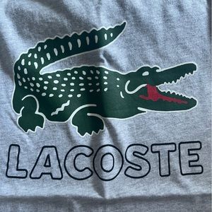 Grey crocodile Lacoste shirt